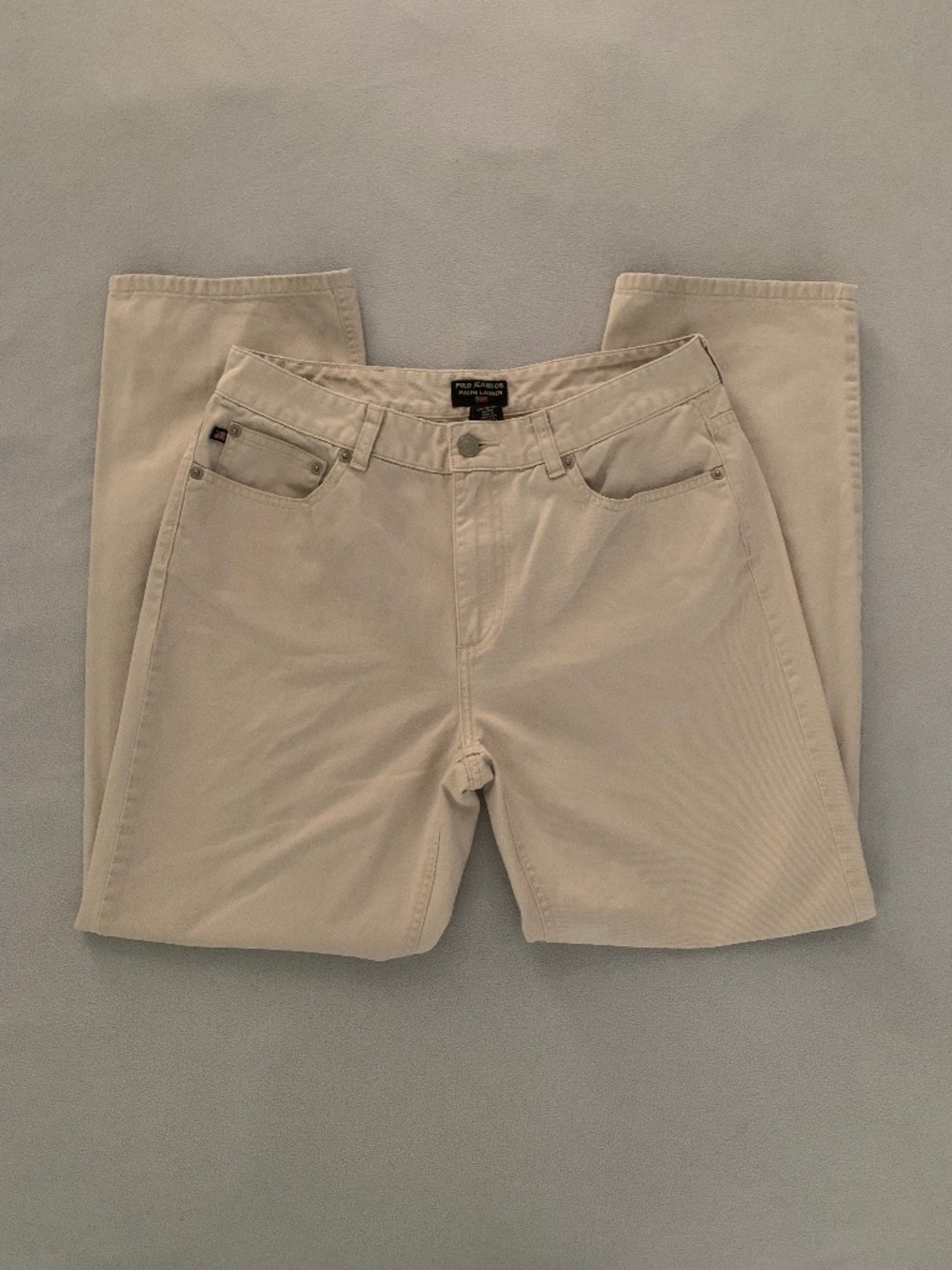 Vintage Polo Jeans Co. Ralph Lauren Khaki  Straight Leg Pants - Size 10